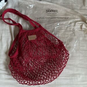 Disney Snow White Red Mesh Tote